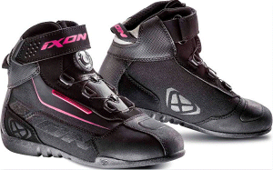 IXON イクソン Assault Evo Boots レディース ライディングブーツ バイクブーツ ショートブーツ バイク ツーリング にも 夏 サマー アサルト エボ 【黒/ピンク】かわいい カワイイ