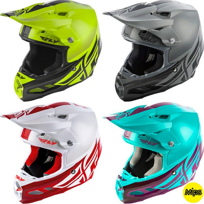 FLY フライ F2 CARBON MIPS SHIELD HELMET モトクロスヘルメット オフロードヘルメット バイク F2カーボン シールド 【シーフォーム/ポート】【AMACLUB】高級