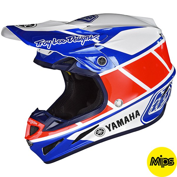 TROY LEE DESIGNS トロイリーデザイン SE4 COMPOSITE YAMAHA RS1ヘルメット オフロードヘルメット バイク MIPS コンポジット ヤマハ 【AMACLUB】