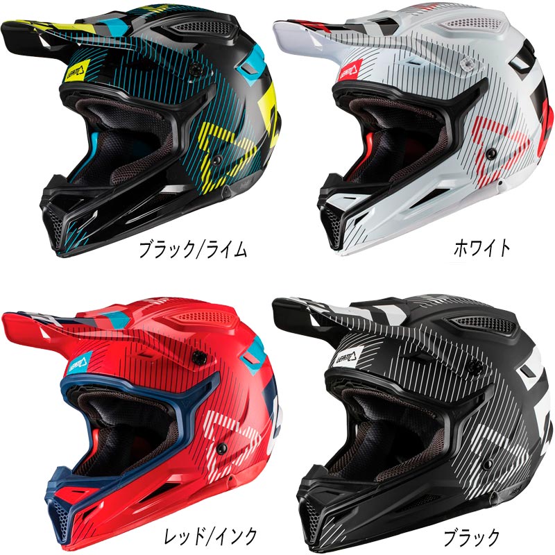 ＼全品2500円+5%OFF★5/15(水)限定／LEATT リアット GPX 4.5 V19.2ヘルメット オフロードヘルメット バイク(ブラック/ライム)(ホワイト)(レッド/インク)(AMACLUB)(Vol.16)