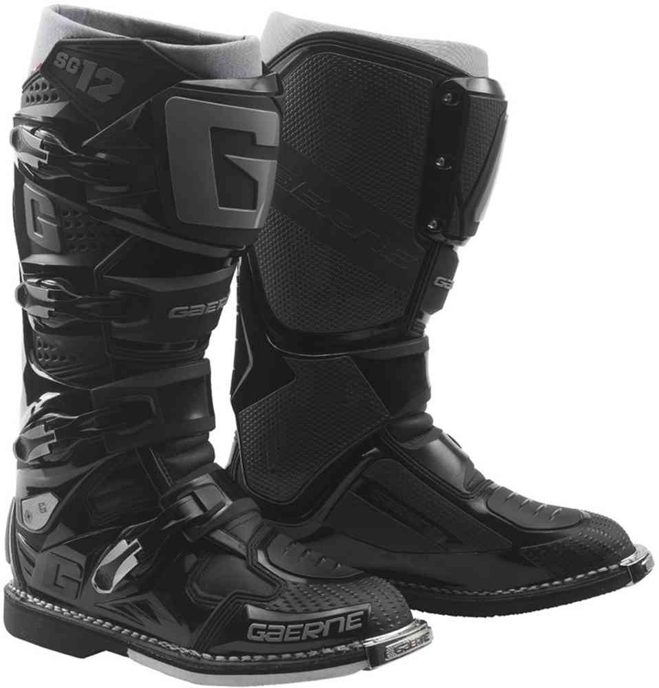 【1点限り・当店価格約10%OFF 翌々営業日お届け】Gaerne ガエルネ SG-12 Enduro Black 2019モデル オフロードブーツ モトクロス バイク ツーリング ゴアテックス イタリア かっこいい 大きいサイズ あり(AMACLUB)