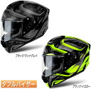 ＼全品5000円クーポン★5/1(水) エントリー／【小顔に見える】【ダブルバイザー】Airoh アイロー ST 501 フルフェイスヘルメット サンバイザー バイク レーシング ツーリング イタリア かっこいい(黒)(ホワイト)(AMACLUB) 街乗り