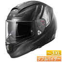 \全品3000円クーホン゜★20時〜6/4限定/【ダブルバイザー】【3XLまで】LS2 Citation Razor フルフェイスヘルメット オンロード バイク...