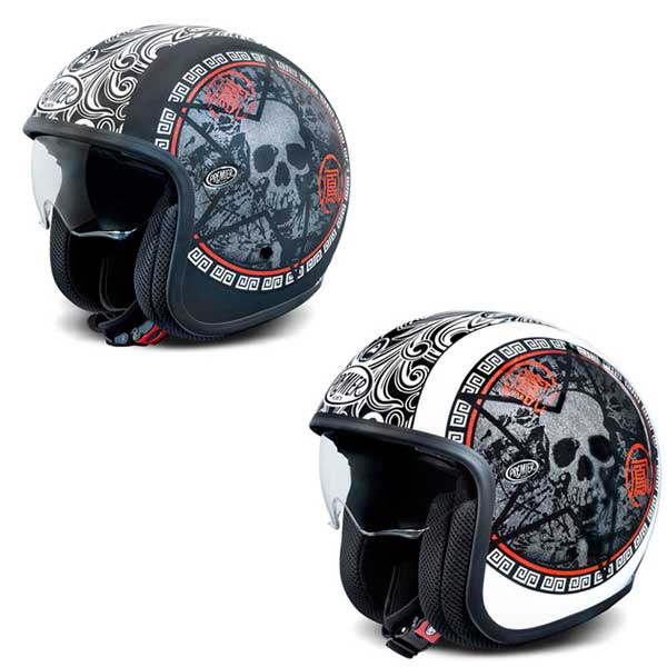 楽天AMACLUB（レアブランド 専門店）Premier プレミア Vintage Sk Jet Helmet ジェットヘルメット オシャレ ヴィンテージ イタリアブランド バイク オープンフェイス ハードデザイン 【AMACLUB】街乗り