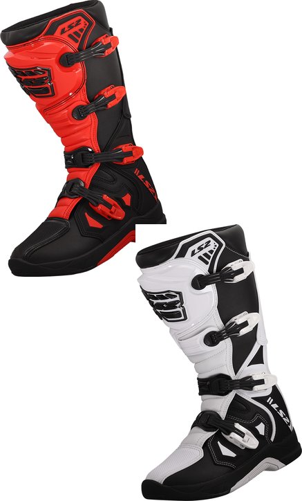 L.バズ選手等、MotoGPに提供、手頃な価格帯の世界が認める「 LS2 」のブーツ RAPTOR MOTOCROSS BOOTSを「日本では手に入りにくいモデル」も含め販売中! ※他店で同じモデルの取り扱いがあるかもしれないですが　AMACLUBのみ扱いカラーや当店のみ扱いサイズがありますので是非ご比較ください ※商品ページ下部「よくある質問」以下を必ずお読みください 特徴●アウターは耐熱マイクロファイバーレザーとスエード、ポリエステルの組み合わせ ●足首まわりを柔らかいパッドで包む ●内側は全面ポリエステル張りで、当たりが柔らかい ●幅広の足でも収まりやすい足型 ●二層構造の硬質ソールで、擦れに強い ●スライダーロック式の留め具で、着脱が簡単 ●TPU製シンプロテクターで衝撃を受け止める ●説明はメーカーからのものです 2026.8現在