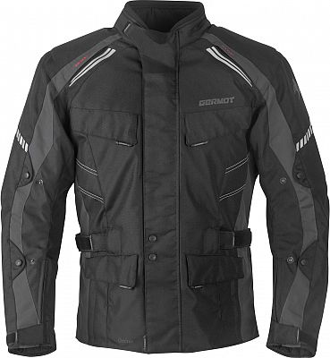 ＼全品3000円クーホン゜★20時〜4/4限定／【4XLまで】 Germot Orbiter TextileJacket ライディングジャケット バイク レーシング ツーリング バギーにも 防寒 【黒赤】【AMACLUB】【かっこいい】