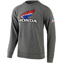 \全品P5倍★8/15(金)限定/Troy Lee Designs トロイリーデザイン Honda Retro Victory Wing Sweatshirt スウェットシャツ ライディングジャケット フーディ バイクウェア ライダー バイク ツーリング カジュアルにも かっこいい おすすめ (AMACLUB)