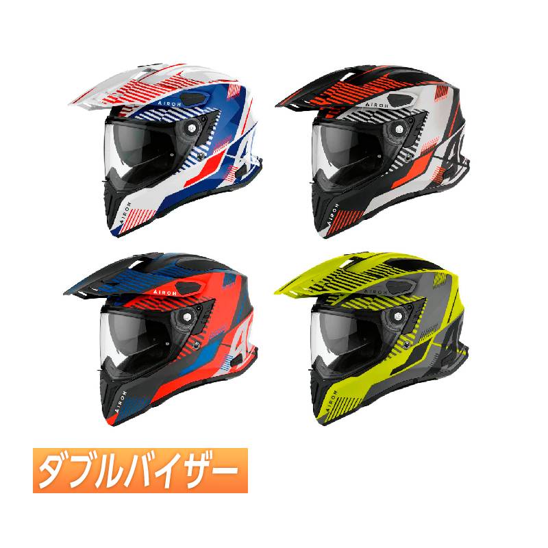 ＼最大41倍 感謝祭★11/14(金)10時〜／【ダブルバイザー】Airoh アイロー Commander Boost シールド付きヘルメット オフロード モトクロスヘルメット フルフェイスヘルメット ライダー バイク かっこいい おすすめ (AMACLUB)