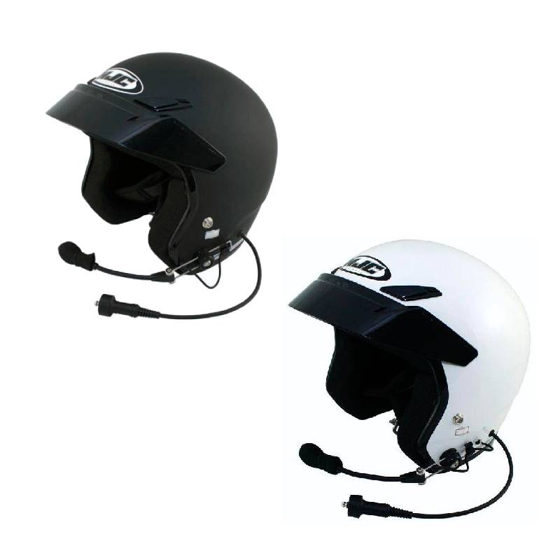 ＼全品2500円+5%OFF★5/25(土)限定／PCI Race Radios Elite / Trax Wired HJC CS-5N Helmet ジェットヘルメット ライダー バイク ツーリングにも かっこいい おすすめ (AMACLUB)
