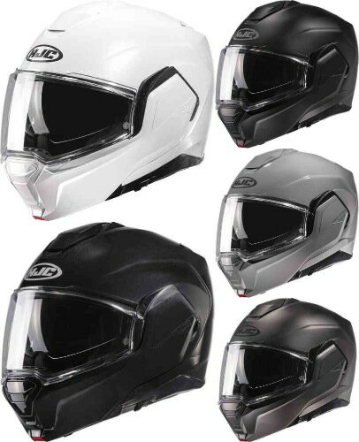 ＼全品2500円クーホン+P5倍★11/25（火)限定／【フィリップアップ】HJC エイチジェイシー i100 Solid フルフェイスヘルメット フリップアップヘルメット　ライダー バイク レーシング ツーリングにも かっこいい おすすめ (AMACLUB)