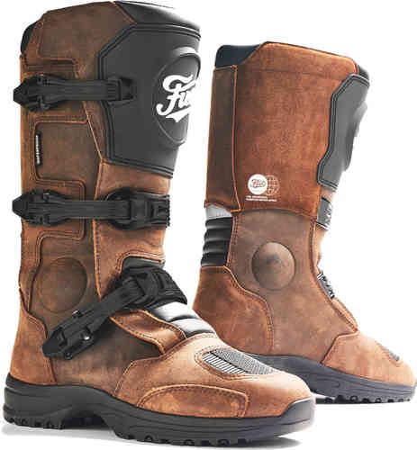 Fuel Rally Raid Waterproof Motorcycle Boots オートバイブーツ モトクロスブーツ バイクブーツ ライダー バイク レーシング ツーリング エンデューロ オフロード にも かっこいい おすすめ (AMACLUB)