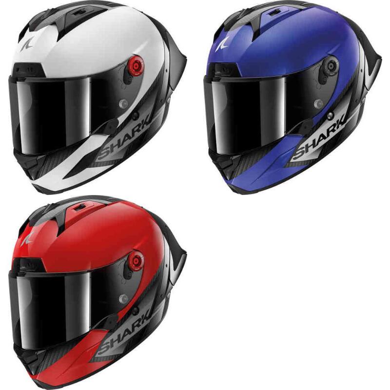 Shark シャーク Aeron GP Blank SP Helmet フルフェイスヘルメット ライダー バイク レーシング ツーリングにも かっこいい おすすめ (AMACLUB)