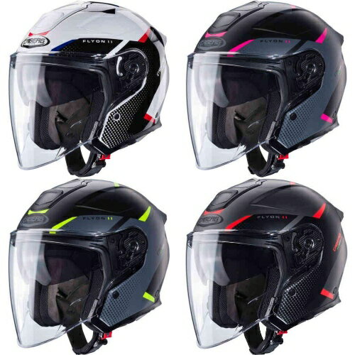 ＼最大41倍 感謝祭★11/14(金)10時〜／【ダブルバイザー】Caberg カバーグ Flyon II Boss ジェットヘルメット オープンフェイス サンバイザー ライダー バイク ツーリングにも かっこいい おすすめ (AMACLUB)