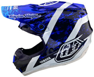 ＼全品最大20%off★5/20(月)5の日合わせ／【子供用】TROY LEE DESIGNS　トロイリーデザイン Youth SE4 Polyacrylite Yamaha Helmet 子供用 ユース オフロードヘルメット モトクロスヘルメット ライダー バイク おすすめ (AMACLUB)