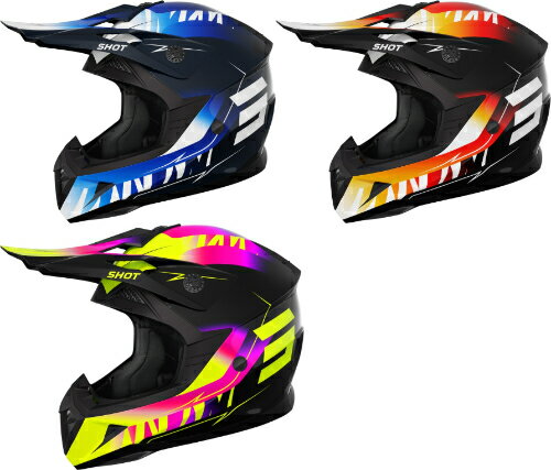 ＼全品P5倍★11/18(火)限定／【子供用】Shot Race Gear ショットレースギア Pulse X-Trem Kids Motocross Helmet 子供用 ユース キッズ ジュニア モトクロスヘルメット ヘルメット オフロード ライダー バイク おすすめ (AMACLUB)
