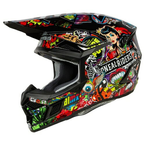 ＼全品P5倍★11/18(火)限定／O'Neal オニール 3 Series Crank Helmet ヘルメット オフロード モトクロスヘルメット ライダー バイク かっこいい おすすめ (AMACLUB)