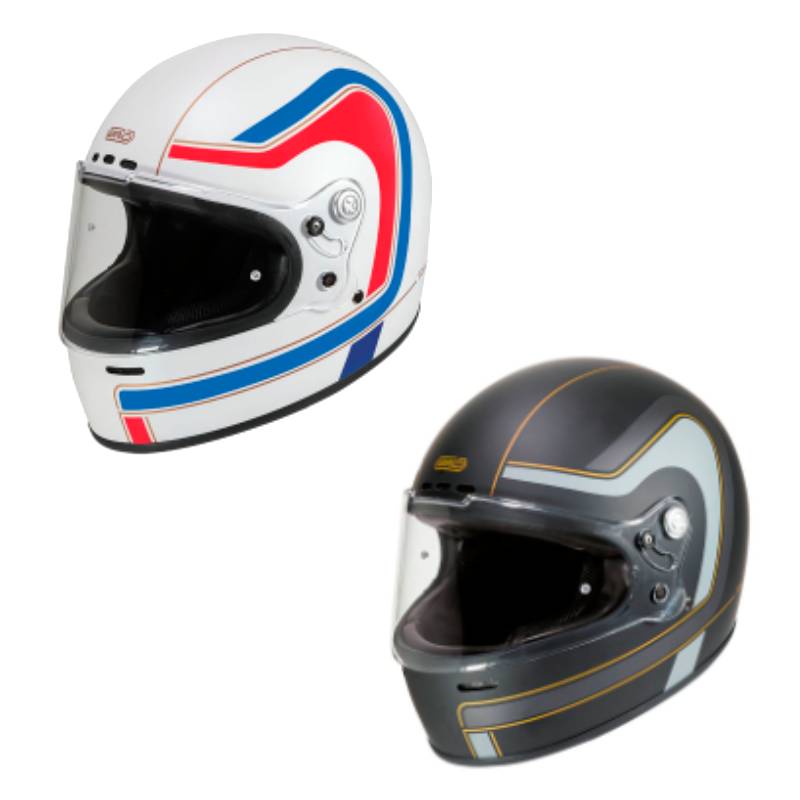 Gari G07X Fiberglass Full Face Helmet フルフェイスヘルメット ライダー バイク レーシング ツーリングにも かっこいい おすすめ (AMACLUB)