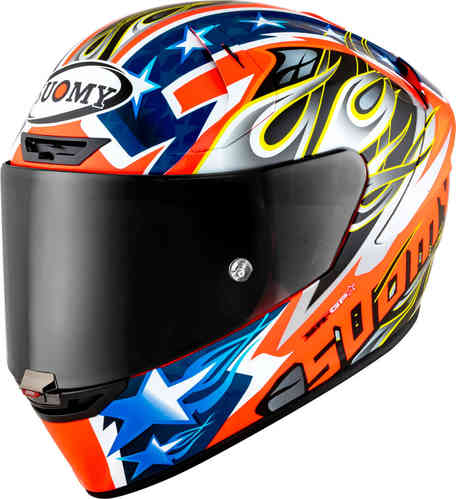Suomy スオーミー SR-GP Evo Glory Race E06 Helmet フルフェイスヘルメット ライダー バイク オートバイ ツーリングにも かっこいい おすすめ (AMACLUB)
