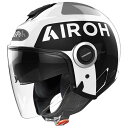 ＼全品5000円クーポン★5/1(水) エントリー／【ダブルバイザー】Airoh アイロー Helios Up Open Face Helmet ジェットヘルメット オープンフェイス ライダー バイク ツーリングにも かっこいい おすすめ (AMACLUB)