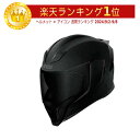 【3XLまで】Icon アイコン Airflite Dark Helmet フルフェイスヘルメット オンロード バイク レーシング ツーリング かっこいい 大きいサイズあり おすすめ (AMACLUB)