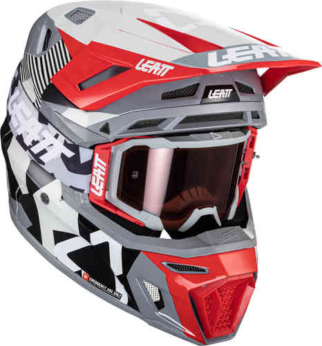Leatt ꥢå 8.5 Forge 2024 Motocross Helmet with Goggles դȥإå եɥإå 饤 Х ġ󥰤ˤ ä  (AMACLUB)