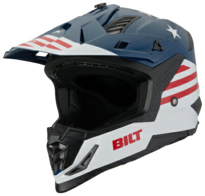 ＼全品最大20 off★5/20(月)5の日合わせ／BILT Lux Americana Race Helmet オフロードヘルメット モトクロスヘルメット ライダー バイク にも かっこいい おすすめ (AMACLUB)