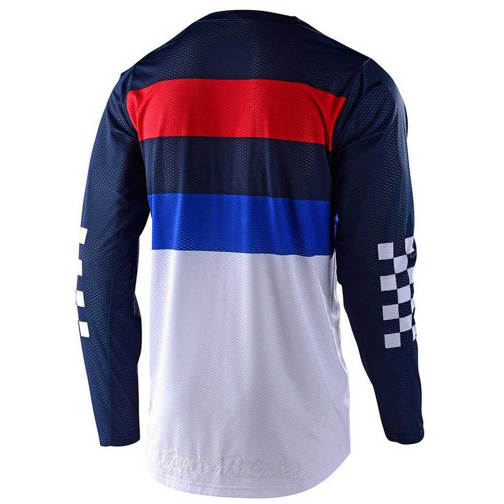 TROY LEE DESIGNS トロイリーデザイン GP Air Continental Long Sleeve T-Shirt モトクロスジャージ オフロードジャージ 上下セット バイクウェア ライダー バイク おすすめ (AMACLUB)