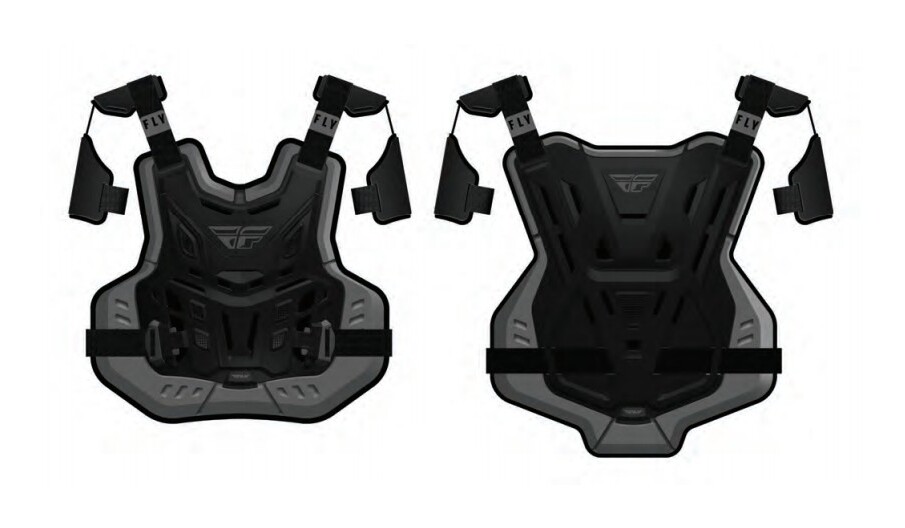 Fly Racing フライ CE Revel XL Roost Guard ルーストガード チェストプロテクター 上半身保護 ライダー バイク ツーリングにも かっこいい おすすめ (AMACLUB)