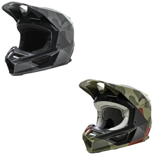 Fox Racing フォックス V1 BNKR Helmet オフロードヘルメット モトクロスヘルメット ライダー バイク かっこいい おすすめ (AMACLUB)