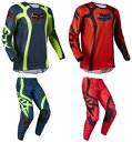 \全品1000円クーホン゜★7/28(月)限定/Fox Racing フォックス 180 VENZ Jersey モトクロスジャージ オフロードジャージ 上下セ...
