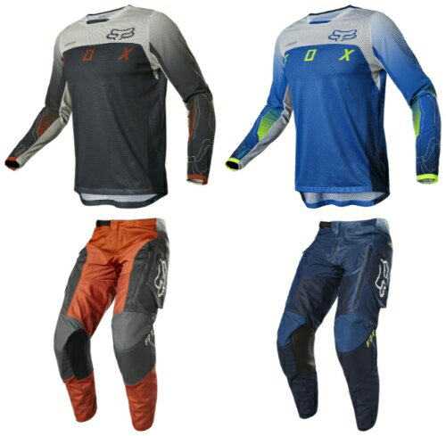 ＼全品3000円OFF★20時～4H限定／Fox Racing フォックス Legion Air Scanz Jersey モトクロスジャージ オフロードジャージ 上下セット ライダー バイク おすすめ (AMACLUB) 1