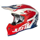 Just1 ジャストワン J39 Stars Motocross Helmet モトクロスヘルメット オフロードヘルメット ライダー バイク かっこいい おすすめ (AMACLUB)