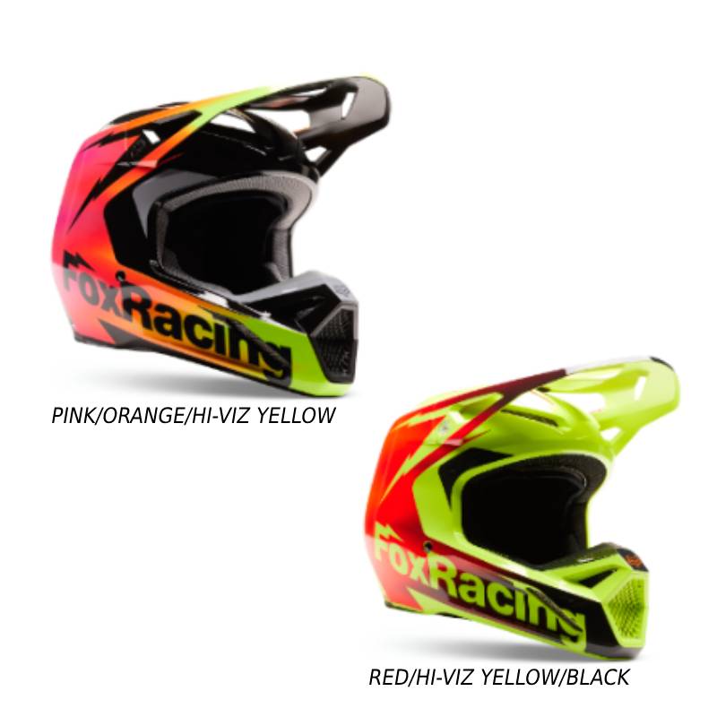 【子供用】Fox Racing フォックス Youth V1 Statk Helmet 子供用 ユース モトクロスヘルメット オフロードヘルメット ライダー バイク おすすめ (AMACLUB)