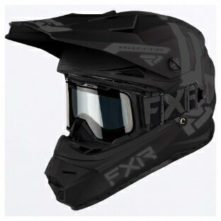 【子供用】FXR エフエックスアール Youth Legion QRS Helmet With Goggles 子供用 ユース モトクロスヘルメット オフロードヘルメット ゴーグル付き ライダー バイク かっこいい おすすめ (AMACLUB)