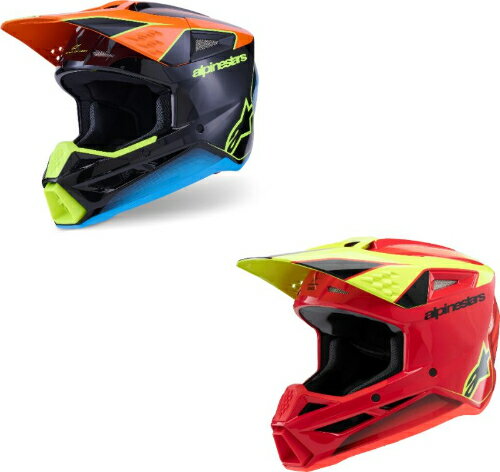 Alpinestars アルパインスター S-M3 Fray Motocross Helmet モトクロスヘルメット オフロード ライダー..