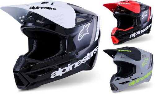 Alpinestars アルパインスターS-M3 Radium Motocross Helmet モトクロスヘルメット オフロード ライダ..