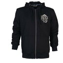 \全品P5倍★8/15(金)限定/Lucky 13 Dead Skull Full Zip Sweatshirt スウェットシャツ ライディングジャケット バイクウェア フーディ ジップアップ ライダー バイク ツーリング カジュアル アウトドア にも 大きいサイズあり(AMACLUB)