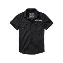 \全品P5倍★9/18(金)限定/【7XLまで】Brandit Motrhead Short Sleeve Shirt カジュアルシャツ 半袖シャツ ライディン...