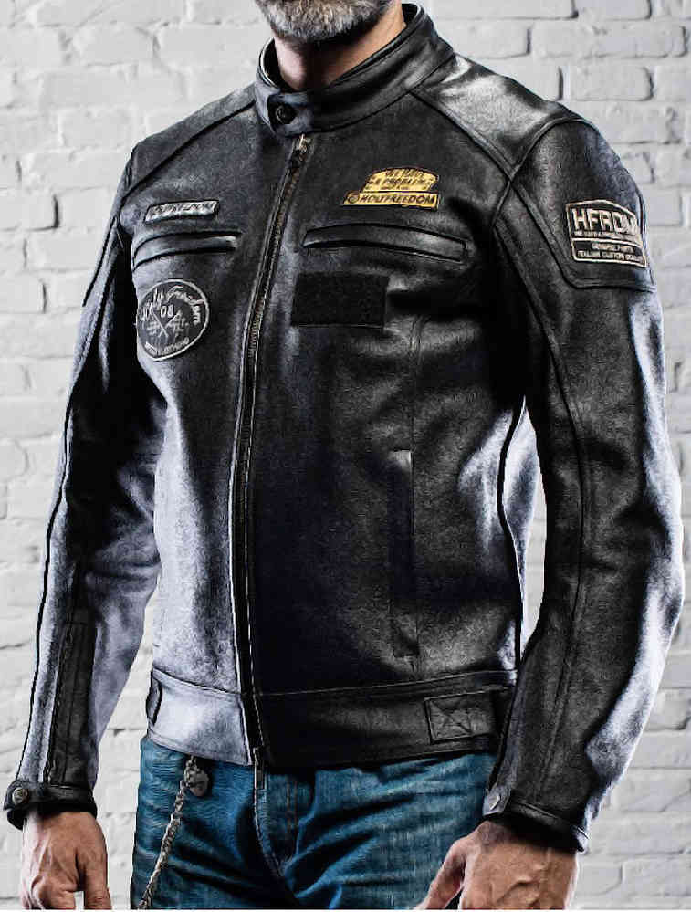 ＼全品1000円クーホン゜★1/12(日)限定／【3XLまで】HolyFreedom Level Motorcycle Leather Jacket レザージャケット ライディングジャケット バイクウェア ライダー バイク ツーリング エンデューロ にも おすすめ (AMACLUB)