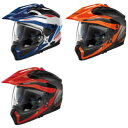 \全品1000円クーホン+P5倍★7/13(日)/【XXS~】【DS】【ダブルバイザー】Nolan ノーラン N70-2 X 06 Stunner N-COM Convertible Helmet フルフェイスヘルメット サンバイザー バイク ツーリング かっこいい(AMACLUB)