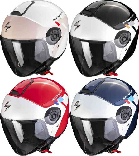 ＼全品2500円+5%OFF★5/25(土)限定／Scorpion スコーピオン Exo-City II Mall Jet Helmet ジェットヘルメット ライダー バイク レーシング ツーリングにも かっこいい おすすめ (AMACLUB)