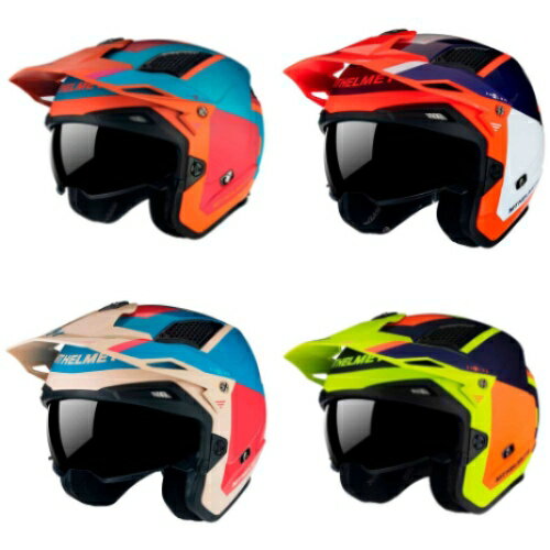 MT Helmets District SV S Analog Open Face Helmet ジェットヘルメット オープンフェイス ライダー バイク ツーリングにも かっこいい おすすめ (AMACLUB)