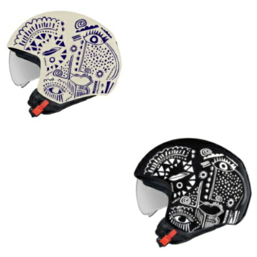 Nexx ネックス Y.10 Artville Open Face Helmet ジェットヘルメット オープンフェイス サンバイザー ライダー バイク ツーリングにも かっこいい 小さいサイズあり おすすめ (AMACLUB)