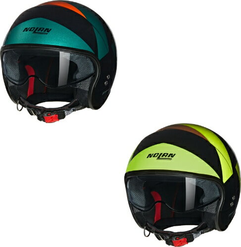 Nolan ノーラン N21 06 Tangente Jet Helmet ジェットヘルメット オープンフェイス サンバイザー ライダー バイク オートバイ ツーリング 街乗り にも かっこいい おすすめ (AMACLUB)