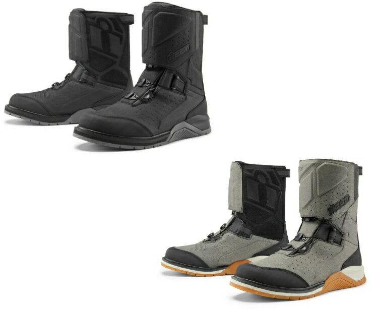 ＼全品3000円クーホン゜★20時〜12/4限定／【防水】Icon アイコン Alcan WP CE Boots ライディングブーツ バイクグブーツ ライダー バイク レーシング ツーリングにも おすすめ (AMACLUB)