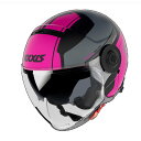 \全品P5倍★8/15(金)限定/Axxis OF509 SV Raven SV Milano B8 Open Face Helmet ジェットヘルメット オープンフェイス ライダー バイク レーシング ツーリング にも かっこいい おすすめ (AMACLUB)