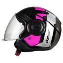 ＼全品最大20%off★5/5(日) 5の日合わせ／Axxis OF513 Metro Cool Open Face Helmet ジェットヘルメット オープンフェイス ライダー バイク レーシング ツーリング スクーター にも かっこいい おすすめ (AMACLUB)