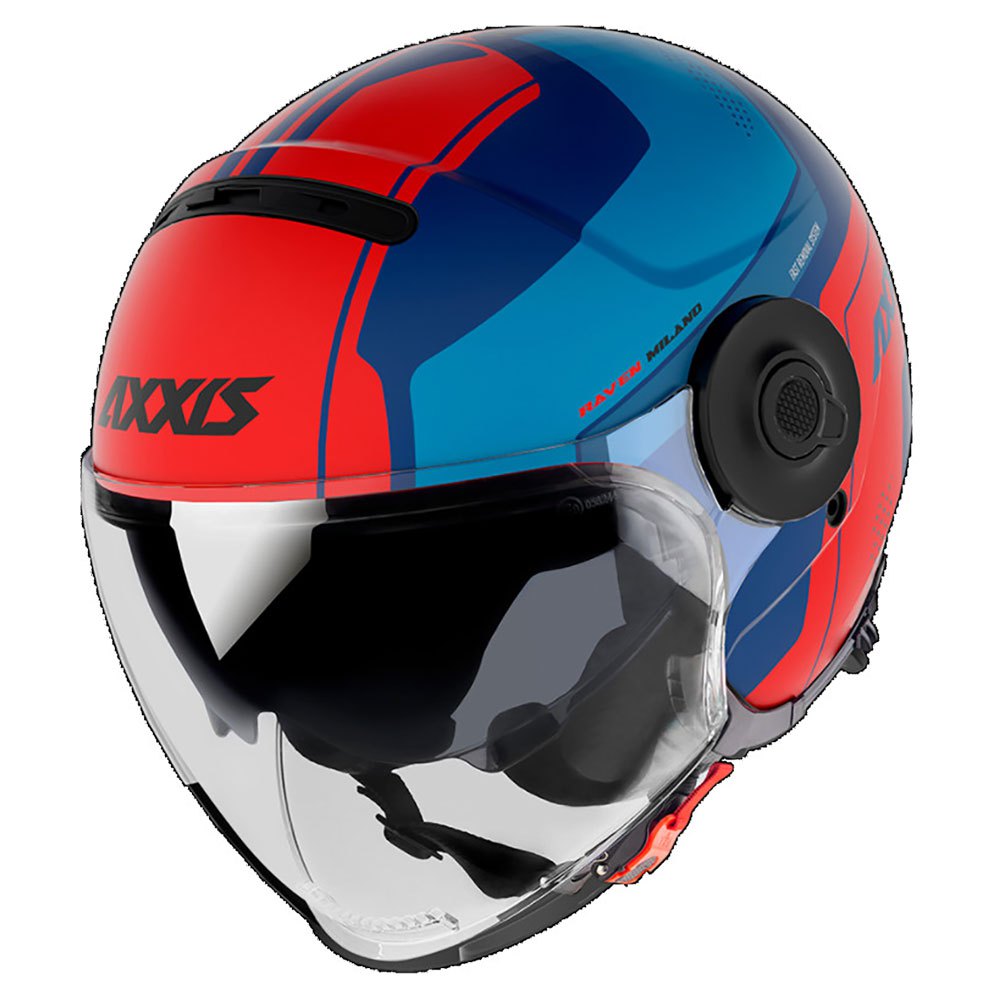 ＼全品2500円+5%OFF★5/25(土)限定／Axxis OF509 SV Raven SV Milano Open Face Helmet ジェットヘルメット オープンフェイス ライダー バイク レーシング ツーリング にも かっこいい おすすめ (AMACLUB)