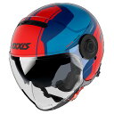 ＼全品最大20%off★5/5(日) 5の日合わせ／Axxis OF509 SV Raven SV Milano Open Face Helmet ジェットヘルメット オープンフェイス ライダー バイク レーシング ツーリング にも かっこいい おすすめ (AMACLUB)