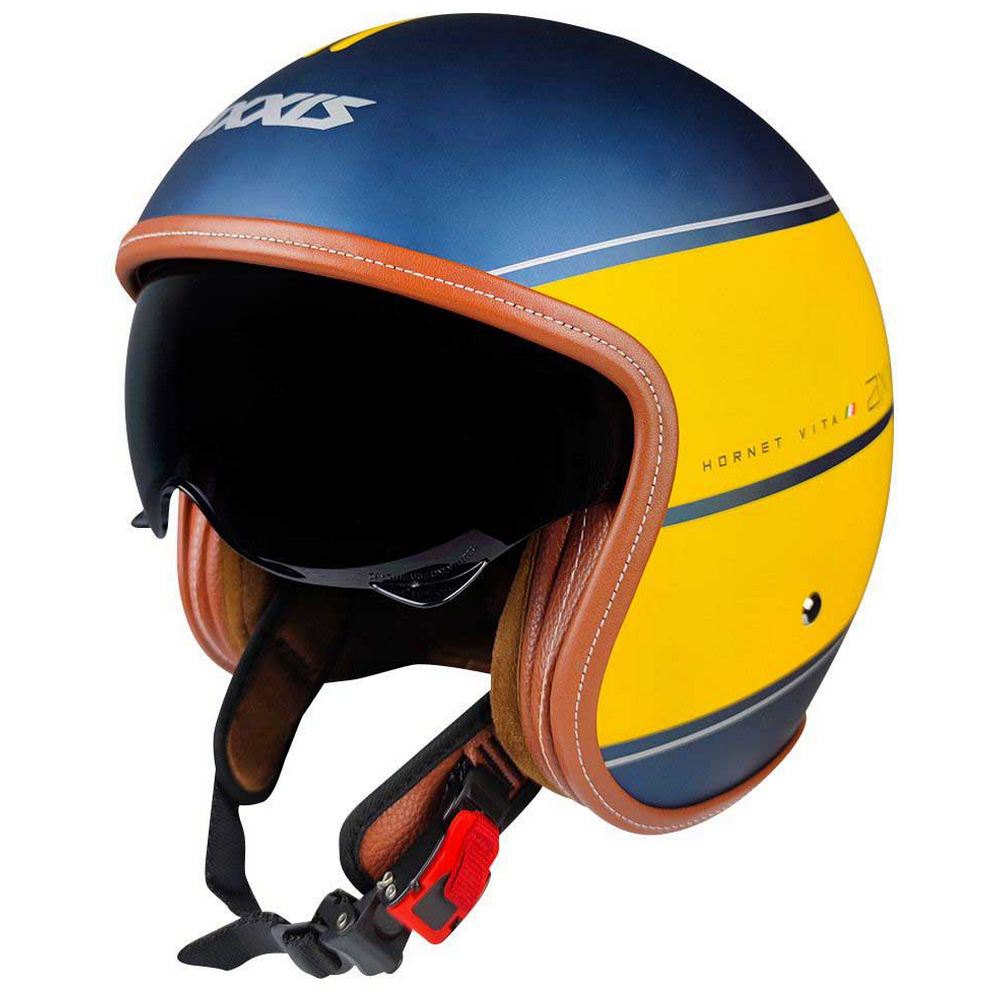 ＼全品2500円+5%OFF★5/25(土)限定／Axxis OF507SV Hornet SV Vita Open Face Helmet ジェットヘルメット ライダー バイク オートバイ レーシング ツーリング 街乗り にも かっこいい おすすめ (AMACLUB)